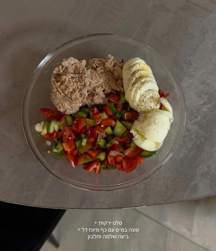 ארוחה לדוגמא 1